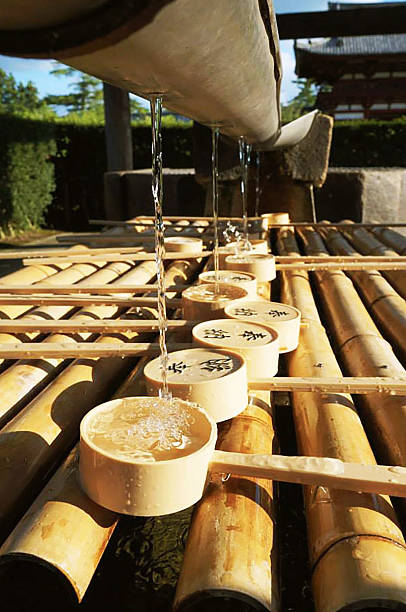 istock Bamboo Fountain in Kyoto 471867186