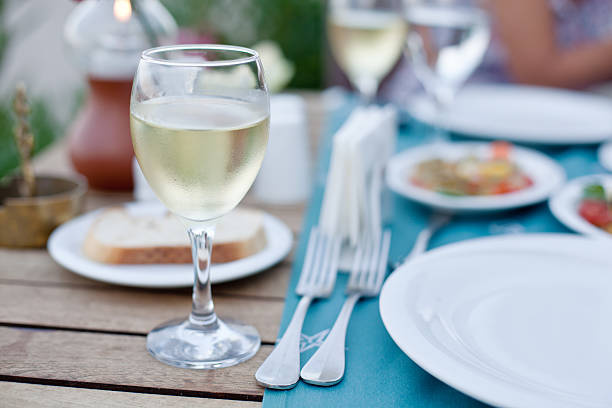 istock Glass of white wine. 471867334