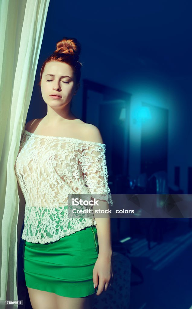 Mulher relaxante - Royalty-free 25-29 Anos Foto de stock