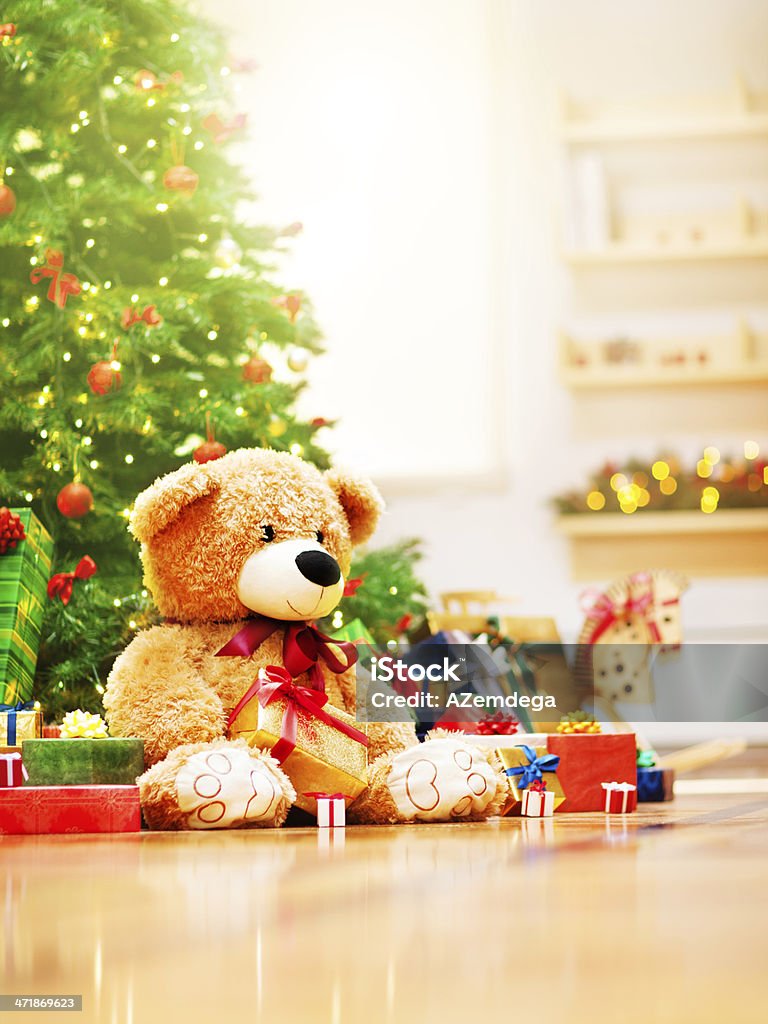 Navidad por la mañana - Foto de stock de Árbol de navidad libre de derechos