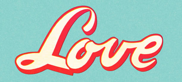 illustrazioni stock, clip art, cartoni animati e icone di tendenza di amore - love word