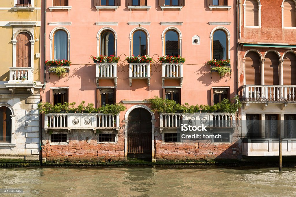 Fachada do prédio em Veneza - Foto de stock de Arquitetura royalty-free