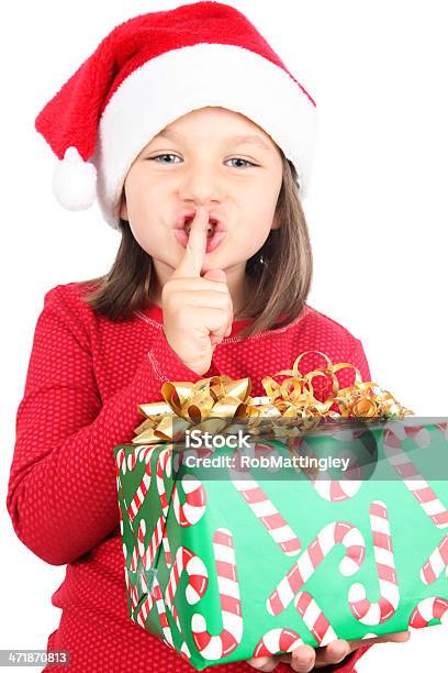 Pai Natal Secreto - Fotografias de stock e mais imagens de 6-7 Anos - 6-7 Anos, Beleza, Branco