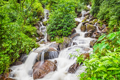 exotic waterfall in nature of SriLanka
