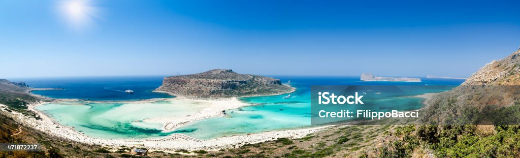 Balos beach in Crete, Greece Crete Stock Photo