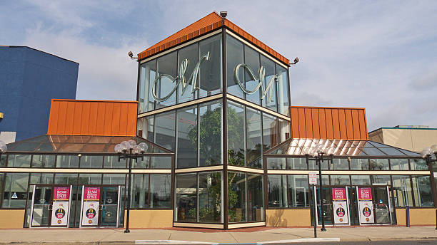 Moorestown Mall entrance. stock photo