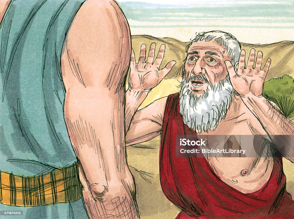 Abraham sorprendido - Foto de stock de Abraham - Personaje bíblico libre de derechos