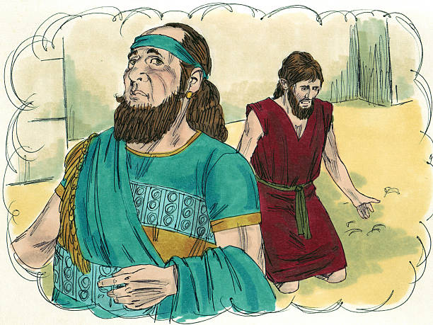 Ben-hadad Hears of Defeat The Bible is the Word of God . It is the story of the creation of the world, the fall of man, and the coming of Christ to provide a way for man to once again have a relationship with God. The Bible includes the Old Testament and the New Testament. The Old Testament is pre-Jesus, the New Testament begins with the birth of Jesus. In the Old Testament, we find so many stories that children begin learning at an early age: creation, Adam and Eve, Noah and the flood, Moses and the Israelites in the wilderness, Moses parting the Red Sea, Passover, David and Goliath, King David, Esther, Jonah and the big fish, and so many more. In the Old Testament, we learn the Ten Commandments, sacrifice, sin and forgiveness. Every word of the Bible was given by God and is true.  tower of babel stock pictures, royalty-free photos & images