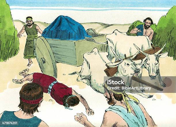 Uzzah Ambushes Ark Foto de stock y más banco de imágenes de Abraham - Personaje bíblico - Abraham - Personaje bíblico, Antiguo Testamento, Arca de la Alianza