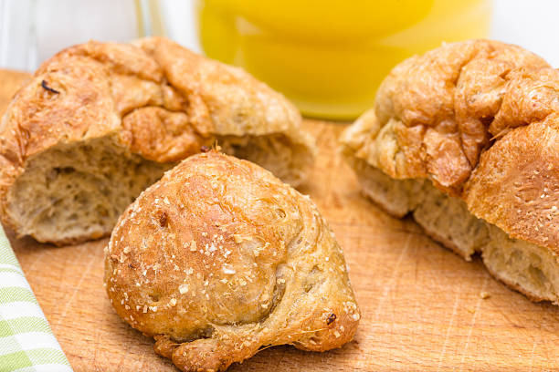 istock Gluten's buns and oat bran (closeup) 471875148