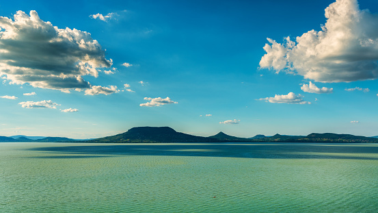 Beautiful landscape from lake Balaton (Hungary)