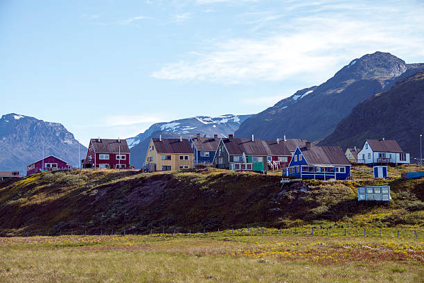 Narsaq (Groenlandia) - foto stock