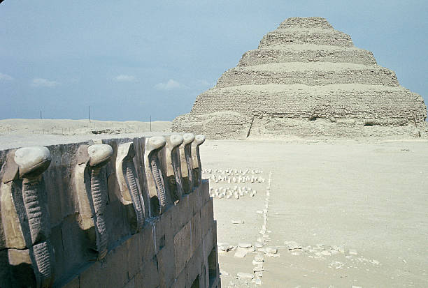 Step Pyramid of Djoser, Egypt stock photo