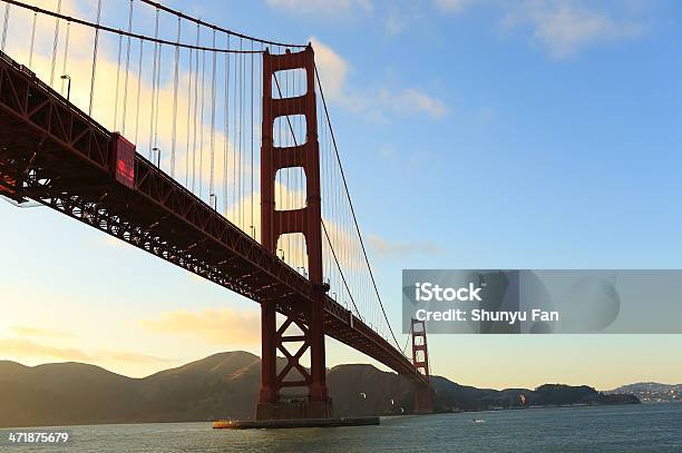 Foto de São Francisco Ponte Golden Gate e mais fotos de stock de Arquitetura - Arquitetura, Azul, Aço