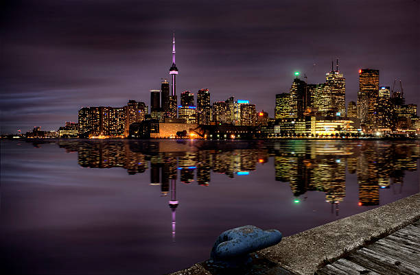 Night Shot Toronto stock photo