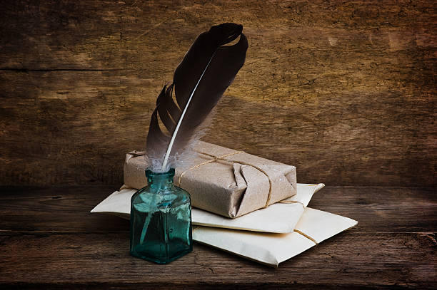 istock Postage on the background of an old board 471876473