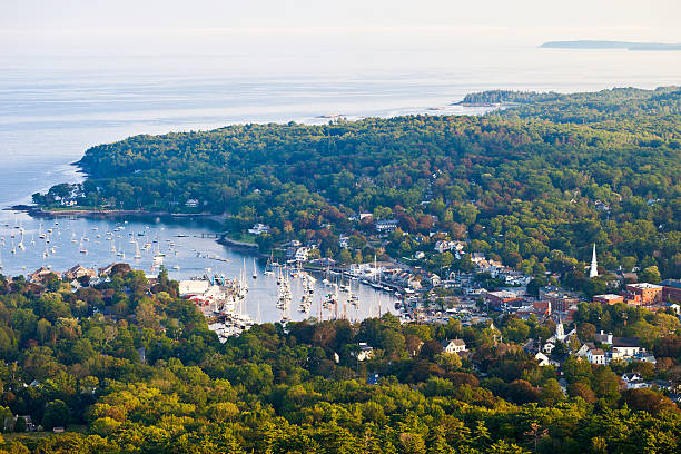 camden, maine - town maine american culture camden maine foto e immagini stock