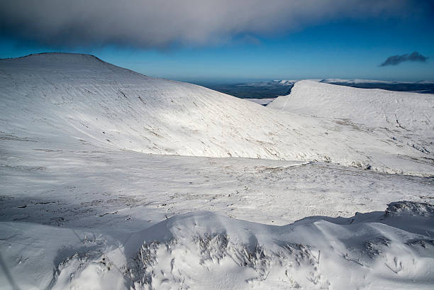 istock Stunning landscape views from top of snow covered mountains 471877048