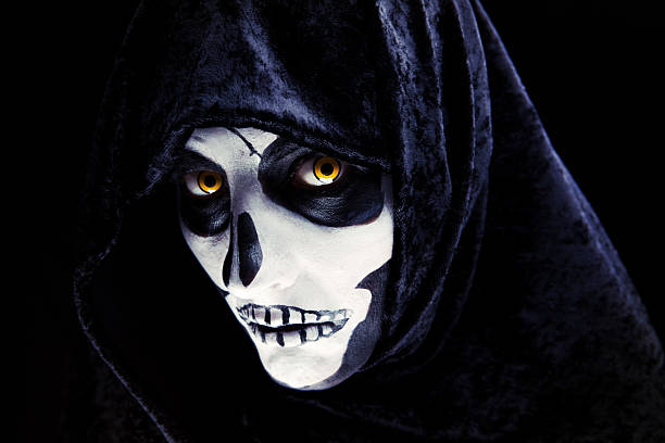 istock Creepy Halloween Skull Make Up 471877105
