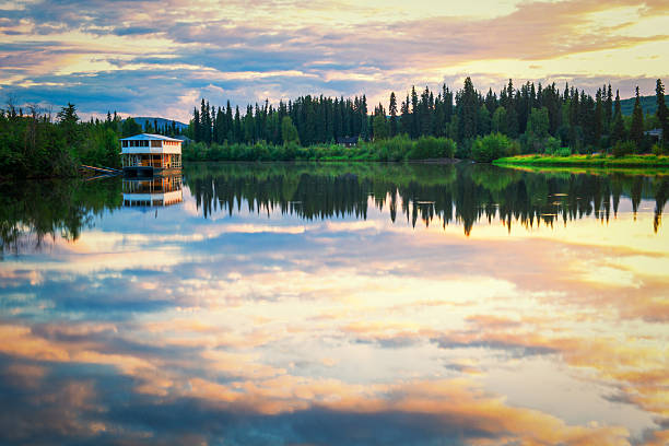 Fairbanks Landscape stock photo