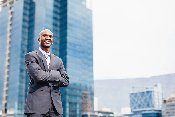 istock Happy and Confident African Businessman. 471877637