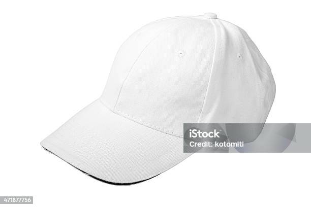 White Baseball Cap Stock Photo - Download Image Now - Baseball Cap, Template, 2015