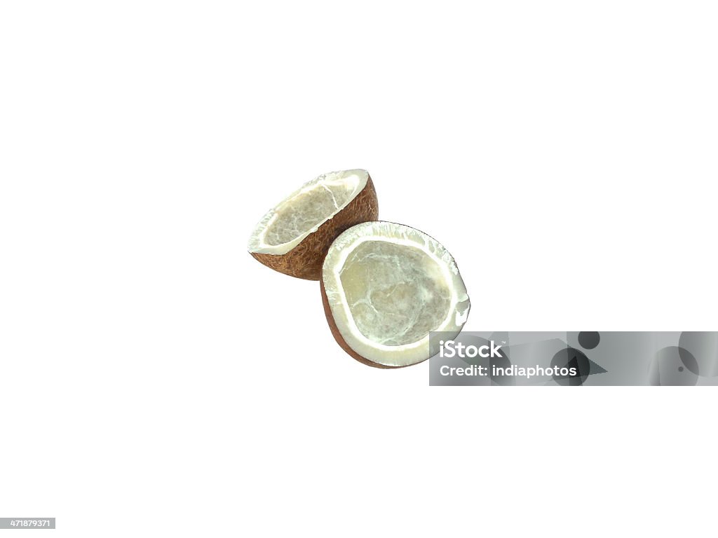 Dried Coconut Kernel of dried coconut also known as copra. Cooking Oil Stock Photo