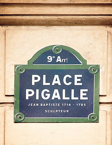 Place Pigalle Paris Street Sign Place Pigalle Paris Street Sign place pigalle stock pictures, royalty-free photos & images