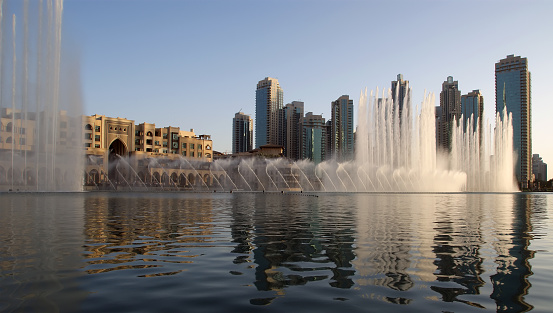 famous dubai musical fountain, United Arab Emirates
