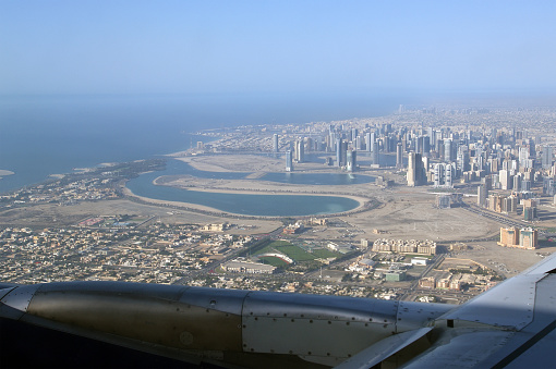 Aerial view. Dubai, United Arab Emirates (UAE).