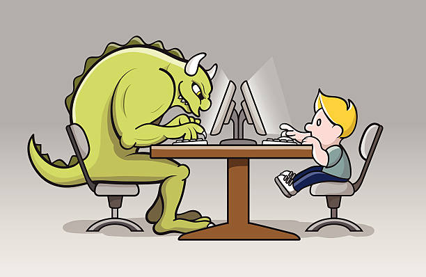 Cyber Sécurité Illustration Vecteurs libres de droits et plus d'images vectorielles de Internet - Internet, Sûreté, Enfant - iStock Cyber Sécurité Illustration Vecteurs libres de droits et plus d'images vectorielles de Internet - Internet, Sûreté, Enfant - iStock