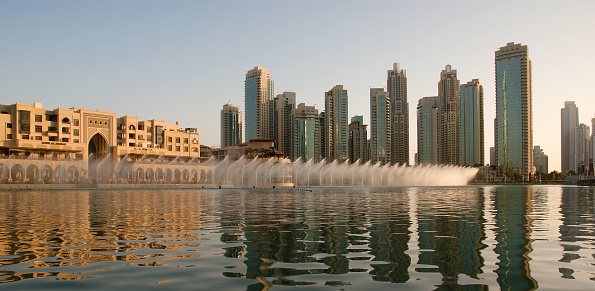 famous dubai musical fountain, United Arab Emirates