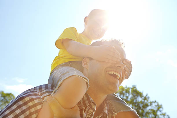 istock That blocks out the sun, thanks my boy 471882097