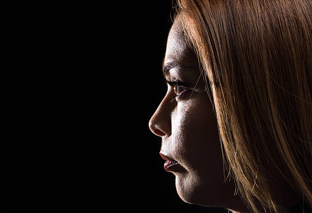 istock Beautiful hispanic woman profile 471882164