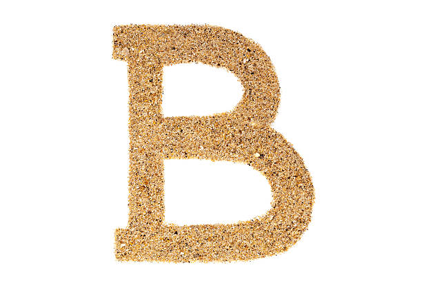 istock Letter B made of sand 471882210