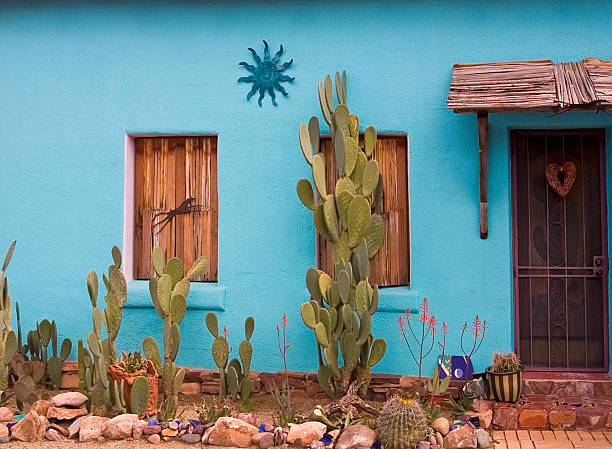 adobe house - house southwest usa residential structure adobe photos et images de collection