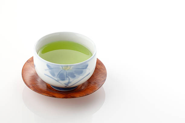 istock Japanese green tea in porcelain cup 471882580