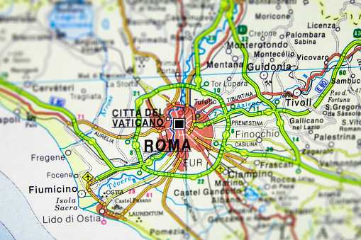 Rome map .