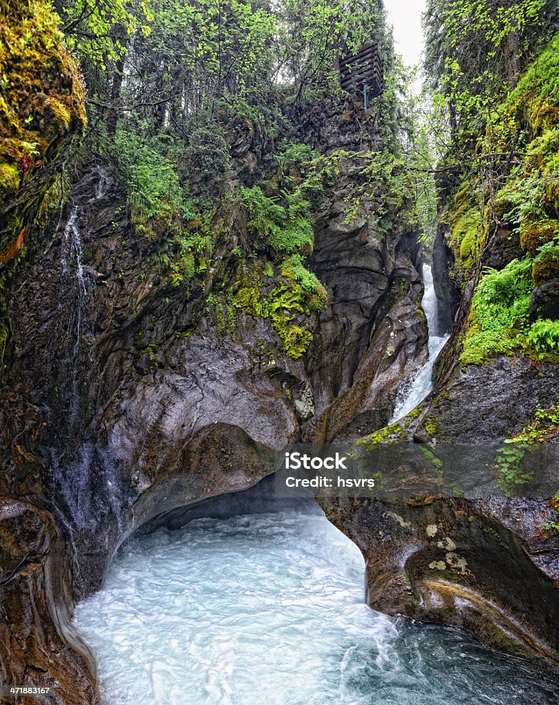 Paysage de rivière (Autriche). - Photo de Alpes européennes libre de droits