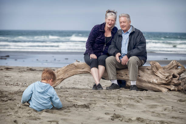 istock Happy Senior Couple on the Beach 471885675