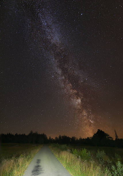 istock Summer Milky Way And Road 471885807