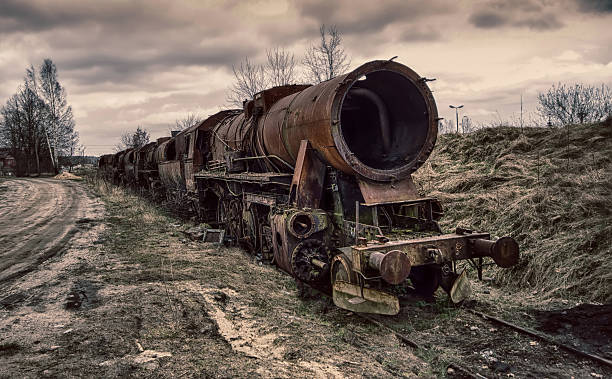 Vecchia Locomotiva - foto stock