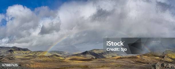 Landmannalaugar Regenbogenpanorama Stockfoto und mehr Bilder von Anhöhe - Anhöhe, Berg, Biegung