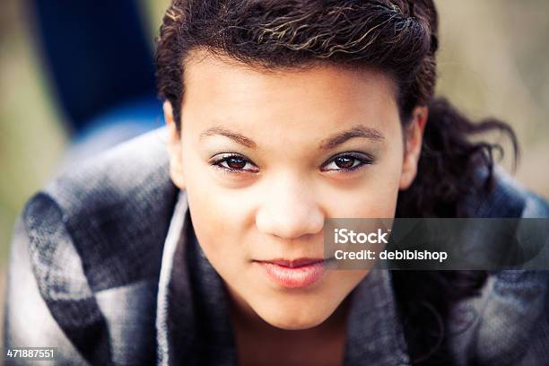 Photo libre de droit de Teen Fille Gros Plan banque d'images et plus d'images libres de droit de Adolescent - Adolescent, Afro-américain, D'origine africaine