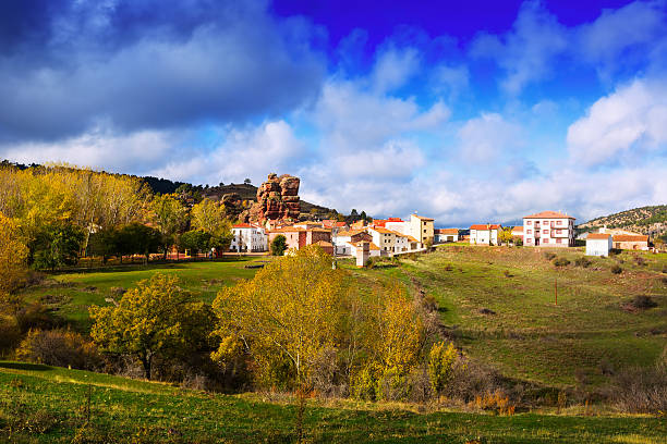 istock village among the rocks. Guadalajara 471889274