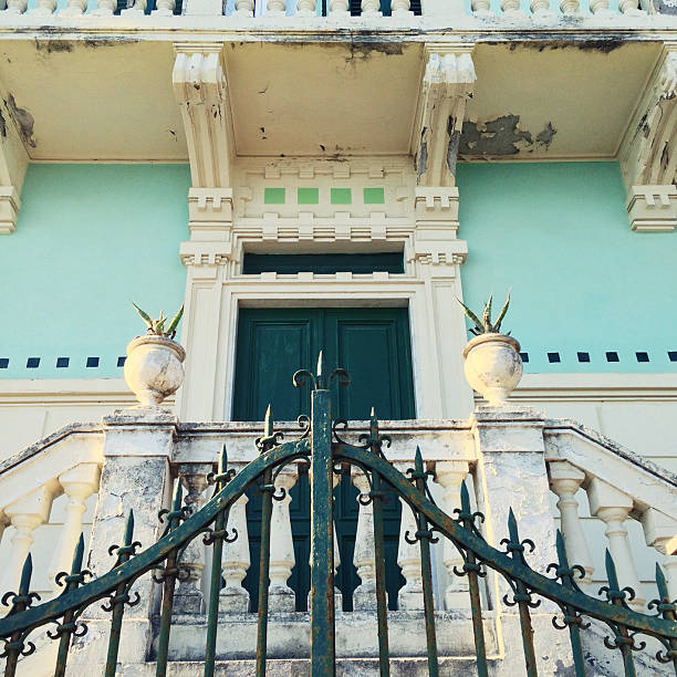 istock House entrance and large gate 471889501
