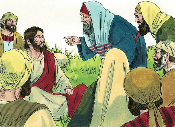 istock Jewish Leaders Talk to Jesus 471889593