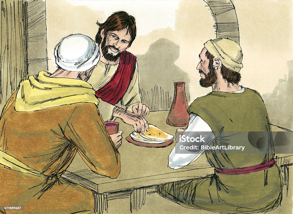 2 Disciples Arguing Jesus And Two Disciples Stock Photo - Download Image Now - Apostle ...