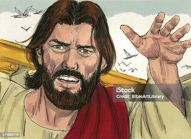 Jesús Rebukes Commercianti - Fotografie stock e altre immagini di Bibbia - Bibbia, Cancello, Capitali internazionali