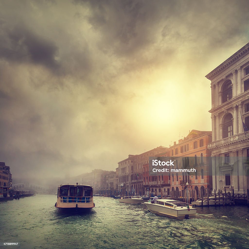 Niebla de la mañana en Venecia - Foto de stock de Niebla libre de derechos